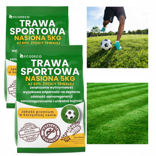 Dekoratívna tráva, trávna zmes, záhrada, renovácia, šport Eco Deco 200 m² 5 kg